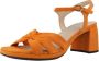 Wonders Elegant High Heel Sandals Orange Dames - Thumbnail 4