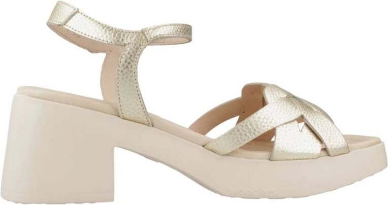 Wonders Hoge hak sandalen voor vrouwen Yellow Dames