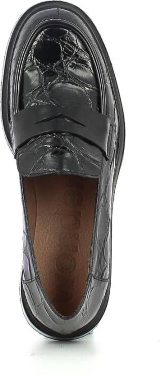 Wonders Gestructureerde leren mocassin met Maxi Track zool