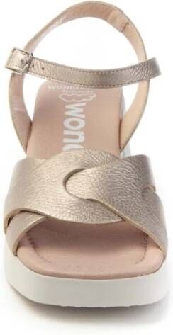 Wonders High Heel Sandals Beige Dames