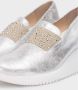 Wonders Mocasín Bone Plata Color: Metalizados Gray Dames - Thumbnail 4