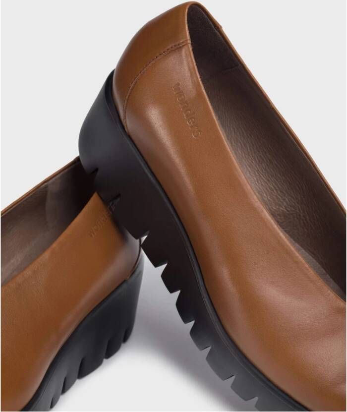 Wonders Mocasín FLY Cuero Color: Marrón Brown Dames