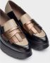 Wonders Mocasines Medianoche Oro Color: Negro Multicolor Dames - Thumbnail 4