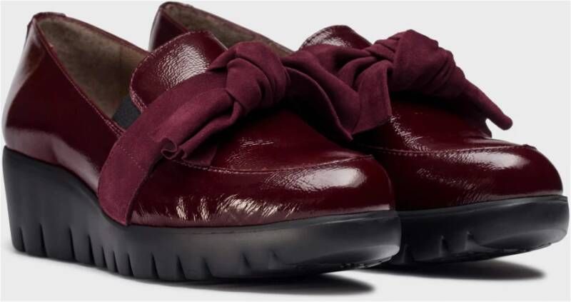Wonders Mocasines Romeo Burdeos Color: Rojo Red Dames