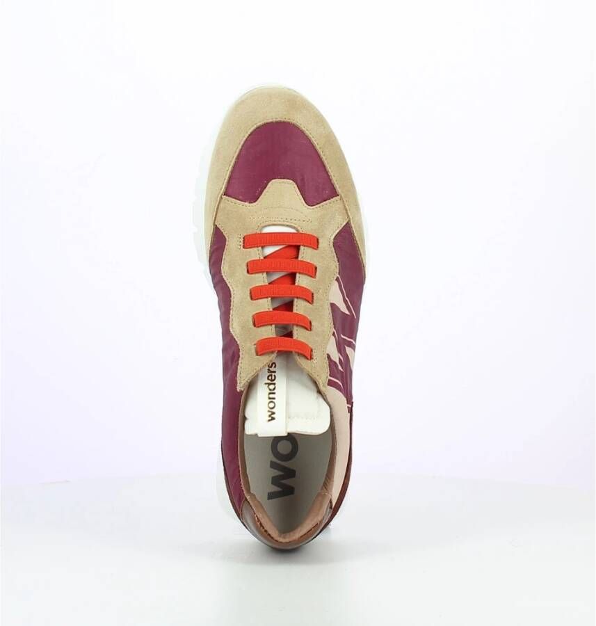 Wonders Odisei Dames Sneaker met Fris Logo Detail