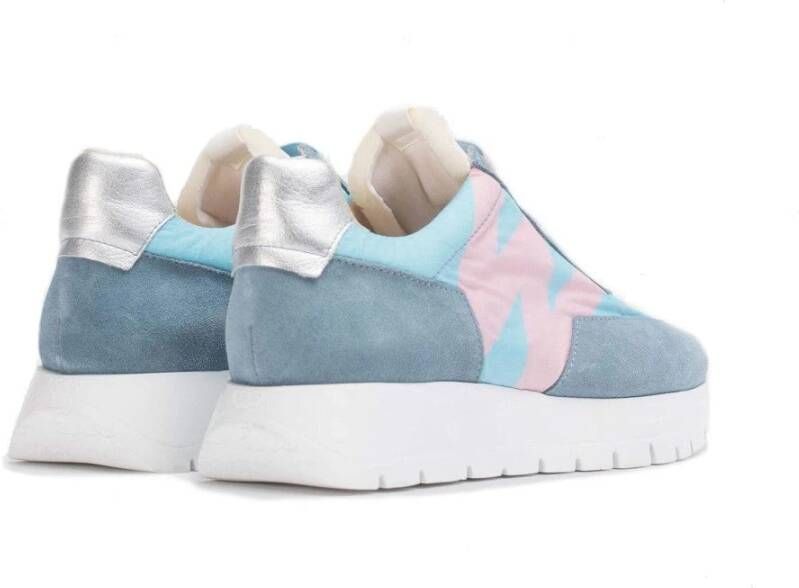 Wonders Odisei Dames Sneaker met MemoryGel Binnenzool Blauw Dames