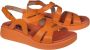 Wonders Oranje Urban Wave Sandaal Orange Dames - Thumbnail 2