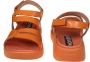 Wonders Oranje Urban Wave Sandaal Orange Dames - Thumbnail 3
