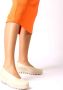 Wonders Moderne Aqua Beige Damesloafer Beige Dames - Thumbnail 11