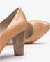 Wonders Elegante Bruine Leren Pump Brown Dames - Thumbnail 5