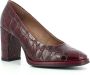 Wonders Hoge Hakken Leren Pumps Red Dames - Thumbnail 2