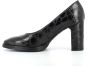 Wonders Flexibele leren pump voor vrouwen Black Dames - Thumbnail 4