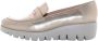 Wonders Gestructureerde leren mocassin met golvende rand Gray Dames - Thumbnail 7