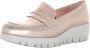 Wonders Gestructureerde leren mocassin met golvende rand Gray Dames - Thumbnail 10