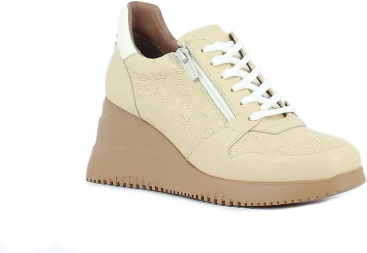 Wonders Sneakers Beige Dames