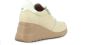 Wonders Florale Openwork Sneaker met Rits en Vetersluiting Beige Dames - Thumbnail 6