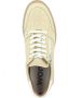 Wonders Florale Openwork Sneaker met Rits en Vetersluiting Beige Dames - Thumbnail 4