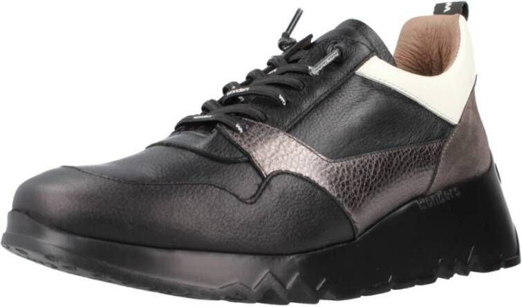 Wonders Veterschoenen voor modieuze vrouwen Black Dames