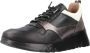 Wonders Lichte en comfortabele leren sneaker Zwart Dames - Thumbnail 4