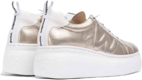 Wonders Sneakers Geel Dames