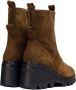 Wonders Stijlvolle Taupe Enkellaarsjes voor Dames Gray Dames - Thumbnail 8