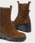 Wonders Stijlvolle Taupe Enkellaarsjes voor Dames Gray Dames - Thumbnail 9