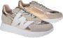 Wonders Stijlvolle Urban Sneaker met MemoryGel Binnenzool Beige Dames - Thumbnail 12