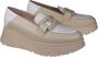 Wonders Stijlvolle Venecia dames loafers Beige Dames - Thumbnail 2