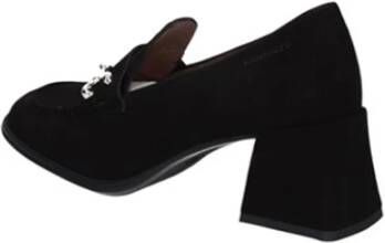 Wonders Suède Dames Mocassins Zwart