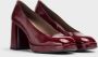 Wonders Tacón Captain burdeos Color: Rojo Red Dames - Thumbnail 2