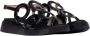 Wonders Zwarte Lage Sandalen Elegant Ontwerp Black Dames - Thumbnail 4
