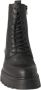 Wonders Zwarte leren enkellaars voor dames met Memory Gel Zwart Dames - Thumbnail 7