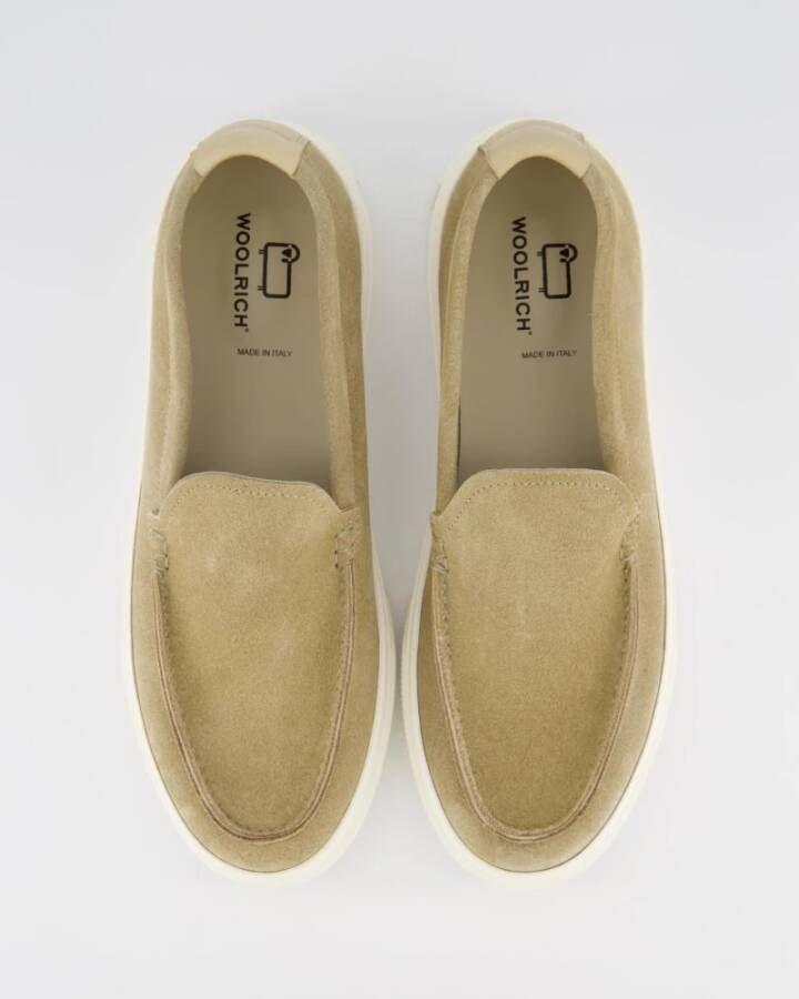 Woolrich Beige Slip On Loafers Beige Heren