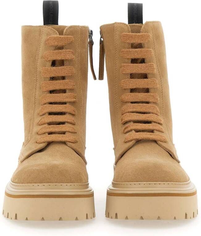 Woolrich Beige Laarzen Beige Dames
