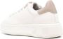 Woolrich Witte Leren Sneakers met Grijze Profielen White Dames - Thumbnail 4