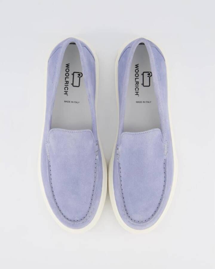 Woolrich Blauwe Slip On Loafer Blue Dames