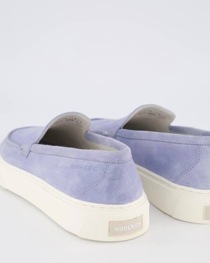 Woolrich Blauwe Slip On Loafer Blue Dames