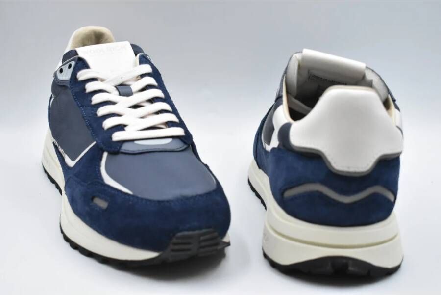 Woolrich Blauwe Sportieve Veterschoenen