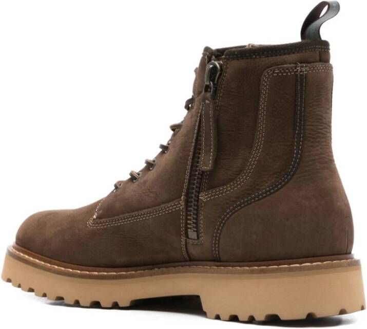 Woolrich Bruine Enkellaarzen voor Mannen