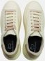 Woolrich Witte Leren Sneakers met Grijze Profielen White Dames - Thumbnail 6