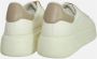 Woolrich Witte Leren Sneakers met Grijze Profielen White Dames - Thumbnail 7