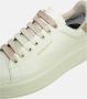 Woolrich Witte Leren Sneakers met Grijze Profielen White Dames - Thumbnail 8