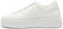Woolrich Chunky Leren Sneakers Wit White Dames - Thumbnail 3