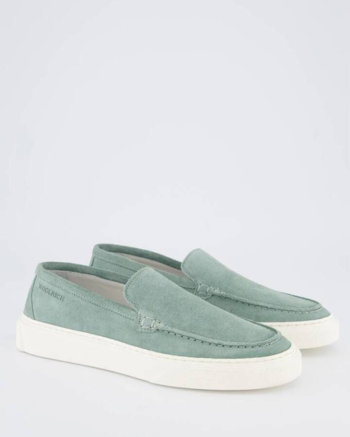 Woolrich Dames Lip On Loafer Groen Green Dames