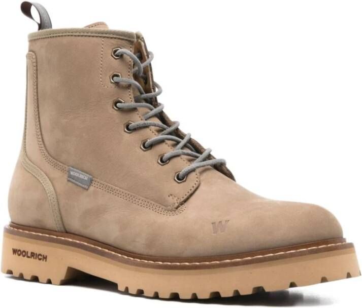 Woolrich Grigio Enkellaarzen voor mannen
