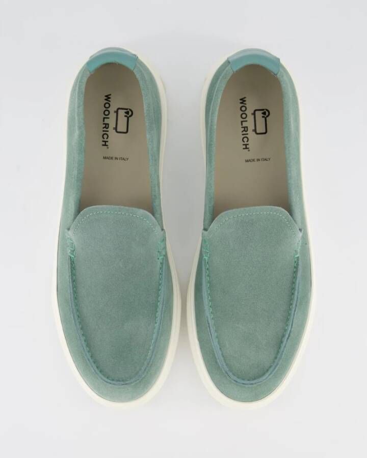 Woolrich Heren Boat Slip On Loafer Groen Green Heren