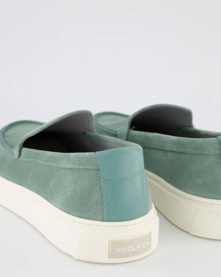 Woolrich Heren Boat Slip On Loafer Groen Green Heren