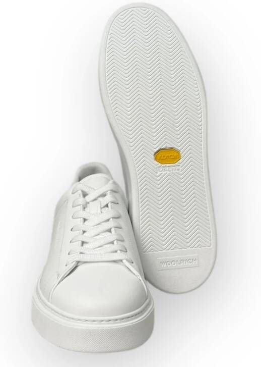 Woolrich Klassieke Court Sneakers White Heren