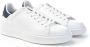 Woolrich Klieke Court Leren Sneakers voor Heren White Heren - Thumbnail 2