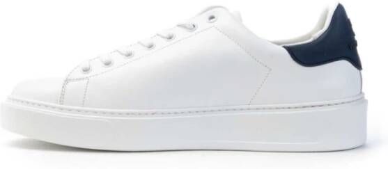 Woolrich Klieke Court Leren Sneakers voor Heren White Heren